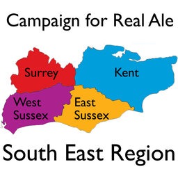 Map image showing the boundaries of South East region